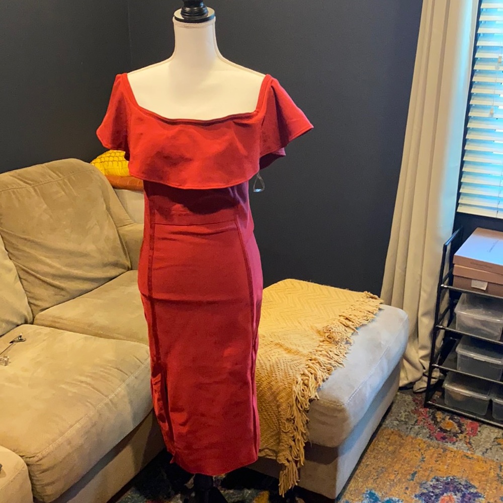 Red dress